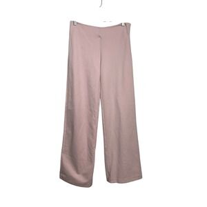 J McLaughlin Pale Pink Wide Leg Trousers Ladies Dress Pants Career Minimalist 2‎